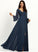 Fabric Silhouette Neckline Floor-Length SplitFront Embellishment V-neck Length A-Line Caitlyn Bridesmaid Dresses