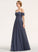 Silhouette Floor-Length Length Fabric Off-the-Shoulder Neckline A-Line Embellishment Ruffle Desiree Bridesmaid Dresses