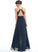 Length A-Line V-neck Silhouette Fabric Asymmetrical Embellishment Neckline Bow(s) Lace Gracelyn Natural Waist Bridesmaid Dresses