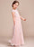 A-LineScoopNeckFloor-LengthChiffonLaceJuniorBridesmaidDress#81155 Sanai Junior Bridesmaid Dresses