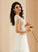 Scoop Neck Chiffon With Dress Tia Wedding Lace Floor-Length Wedding Dresses A-Line