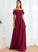 Bow(s) A-Line Neckline Embellishment Length Fabric Floor-Length SquareNeckline Silhouette Cali Natural Waist Straps Bridesmaid Dresses