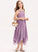 Bow(s) Tea-Length Ruffle Beading Scoop With Mylie Junior Bridesmaid Dresses Neck A-Line Chiffon