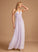 Fabric Neckline V-neck A-Line Length Embellishment Ruffle Floor-Length Silhouette Journey V-Neck Short Sleeves Bridesmaid Dresses