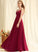 Length Floor-Length Neckline Ruffle A-Line V-neck Embellishment Fabric Silhouette Zaria Short Sleeves A-Line/Princess Bridesmaid Dresses