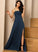 Silhouette SplitFront SquareNeckline Length Fabric Floor-Length Neckline Embellishment A-Line Addisyn A-Line/Princess Sleeveless Bridesmaid Dresses