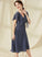 Silhouette A-Line Neckline Length Ruffle Embellishment Fabric V-neck Knee-Length Josie V-Neck A-Line/Princess Bridesmaid Dresses