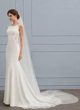Load image into Gallery viewer, Court Crepe Dress Stretch Wedding Train Wedding Dresses Trumpet/Mermaid Abigayle
