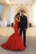 Load image into Gallery viewer, 2024 Mermaid Sweetheart Satin Evening Dresses Sweep Train