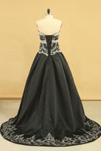 Load image into Gallery viewer, 2024 Quinceanera Dresses Ball Gown Sweetheart Satin With Beading And Embroidery