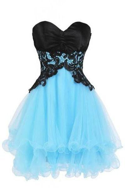 Sweetheart Bridesmaid Short Prom Homecoming Party Dresses For Juniors RS216