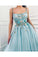 Elegant A Line Spaghetti Straps Tulle Scoop Prom Dresses With Appliques Formal SRSPC4CZXGB