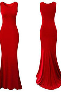 Royal Sleeveless Elegant Long Evening Dress Gowns RS208