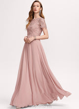 Load image into Gallery viewer, Sequins ScoopNeck Floor-Length Silhouette Embellishment A-Line Length Fabric Neckline Ryann Bridesmaid Dresses