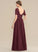 Floor-Length Fabric Embellishment Length Neckline Sequins Silhouette A-Line ScoopNeck Gwendoline Spaghetti Staps Floor Length Bridesmaid Dresses