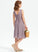 Scoop Junior Bridesmaid Dresses With Ruffle A-Line Knee-Length Neck Chiffon Prudence