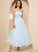 SquareNeckline Straps Neckline Silhouette Ankle-Length Length A-Line Fabric Kadence Bridesmaid Dresses