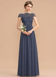 A-Line Length Neckline Fabric Lace ScoopNeck Floor-Length Straps Silhouette Elsie A-Line/Princess Natural Waist Bridesmaid Dresses