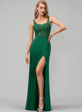 Load image into Gallery viewer, A-Line Prom Dresses Sweep With Emily Satin Sequins Square Train
