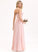 Straps Floor-Length A-Line Length Fabric Sweetheart Neckline Lace Silhouette Grace Natural Waist V-Neck Bridesmaid Dresses