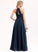 ScoopNeck Silhouette Ruffle Fabric Floor-Length Embellishment A-Line Neckline Length Carla V-Neck A-Line/Princess Bridesmaid Dresses