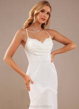 Load image into Gallery viewer, Chiffon Wedding Dresses V-neck Trumpet/Mermaid Lace Wedding Dress Melanie Train Sweep