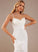 Chiffon Lace V-neck Train Wedding Dresses Wedding Trumpet/Mermaid Sweep Dress Kaylie With