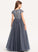 Tulle Junior Bridesmaid Dresses Scoop Lace Ball-Gown/Princess Neck Floor-Length Raegan