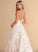 Ball-Gown/Princess Train Court Lily With Wedding Dresses Dress Tulle Pockets Lace Beading V-neck Wedding