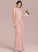 Fabric Floor-Length Length CascadingRuffles A-Line Silhouette Sweetheart Embellishment Neckline Saniyah Bridesmaid Dresses