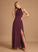Neckline SplitFront Length Embellishment Silhouette Fabric Floor-Length A-Line HighNeck Mildred Floor Length Tulle Bridesmaid Dresses