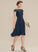 Silhouette Embellishment Sequins Neckline ScoopNeck Knee-Length Fabric Bow(s) A-Line Length Kathleen Trumpet/Mermaid Bridesmaid Dresses