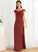 Sheath/Column Neckline Length Floor-Length Silhouette Ruffle Fabric Off-the-Shoulder Embellishment Vanessa Bridesmaid Dresses