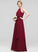 Neckline Fabric Silhouette A-Line Length Bow(s) Embellishment Floor-Length ScoopNeck Thelma A-Line/Princess One Shoulder Bridesmaid Dresses