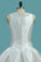 2023 A Line Wedding Dresses Satin Scoop With Beading Court Train