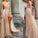 Sexy Lace Spaghetti Straps Backless V Neck Long Prom Dress with High Split SRS15335