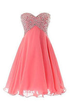 Load image into Gallery viewer, Short Mini Beaded Prom Homecoming Dresses ELF174