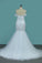 2023 Off-The-Shoulder Mermaid Wedding Dresses Tulle With Applique Court Train