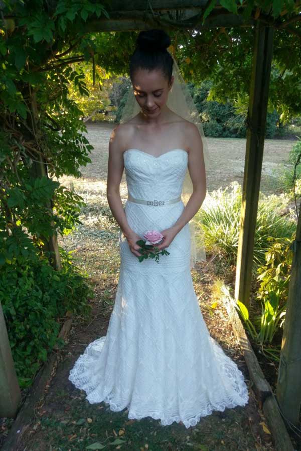 Chic Sweetheart Sleeveless Lace Mermaid Wedding Dresses