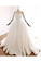 Ball Gown Long Sleeves Wedding Dress With Appliques Satin Bridal SRSP1JNP34P