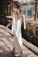 Chic Sheath Length Illusion Wedding Dress Simple Vintage Bridal Gowns