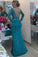 2024 Long Sleeves Boat Neck Prom Dresses Mermaid Lace With Sash And Beads
