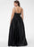 Fabric Pockets SquareNeckline Silhouette Embellishment SplitFront Neckline Floor-Length A-Line Length Cherish Scoop Bridesmaid Dresses