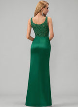 Load image into Gallery viewer, A-Line Prom Dresses Sweep With Emily Satin Sequins Square Train