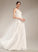 Illusion Chiffon Wedding Dress Wedding Dresses Lace Train A-Line With Tanya Sweep Sequins
