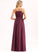 A-Line Length Lace Neckline Fabric Floor-Length Straps SquareNeckline Silhouette Anabel Bridesmaid Dresses