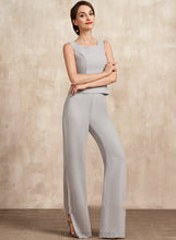 Load image into Gallery viewer, Thalia Dress Bride Mother of the Bride Dresses Floor-Length of the Mother Jumpsuit/Pantsuit Square Chiffon Neckline