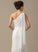 Floor-Length Ruffle Length Embellishment Fabric Neckline Sheath/Column One-Shoulder Silhouette Hillary Bridesmaid Dresses