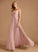 Silhouette Lace A-Line V-neck Length Embellishment Floor-Length Neckline Fabric Jaylen Bridesmaid Dresses