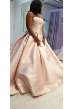 Load image into Gallery viewer, Wedding Dresses Strapless Satin A Line With SRSP9LAL4E5
